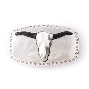 Gürtelschnalle "Bullskull"