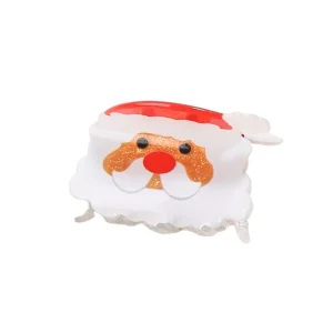 Haarklammer Weihnachtsmann Glitter