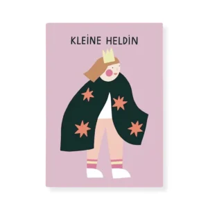 Postkarte 'Kleine Heldin'