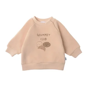 Sweatshirt in beige 'Gourmet Club'